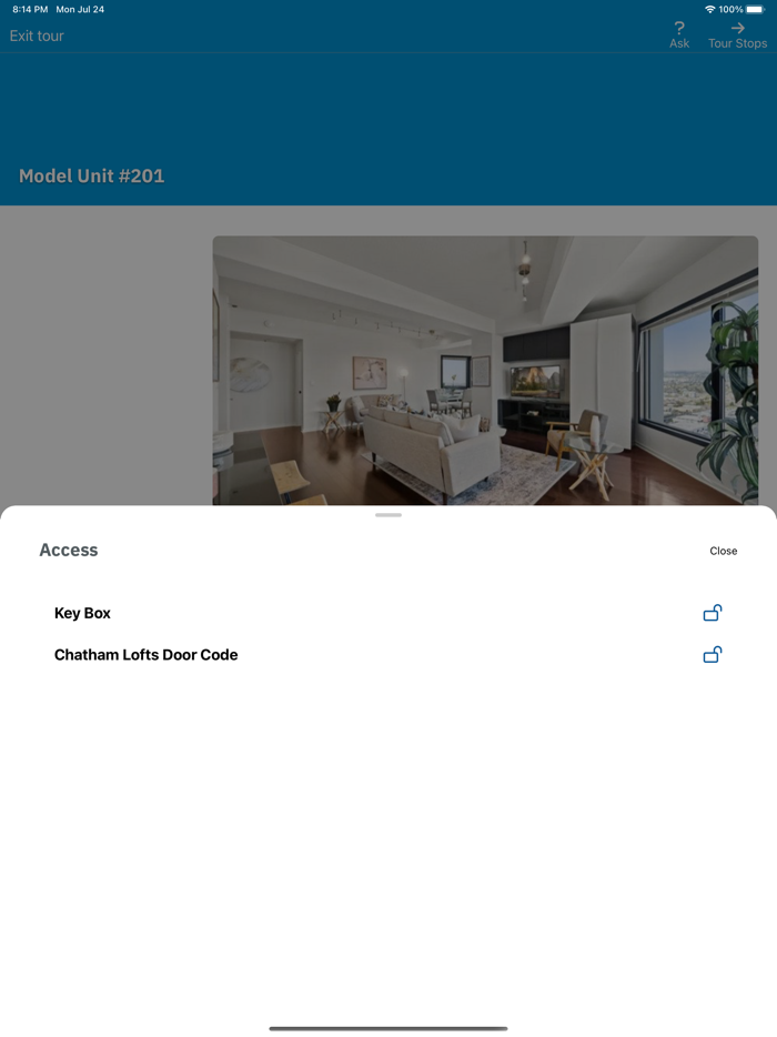 Tour24 self-guided apt tour