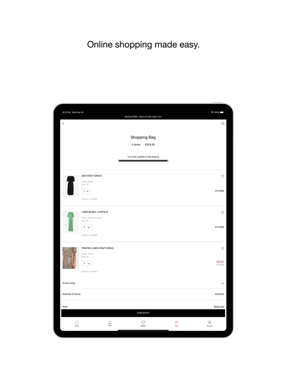SELECTED FEMME/HOMME iPad app afbeelding 6