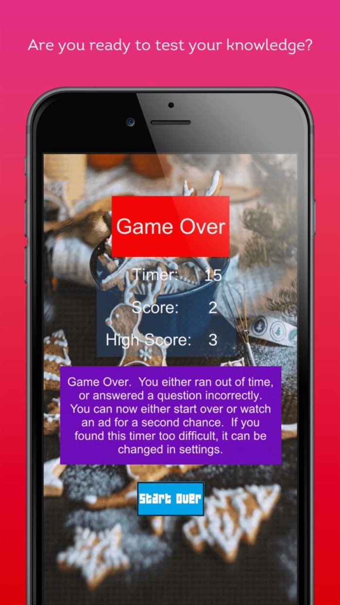 Christmas Movie Trivia Game