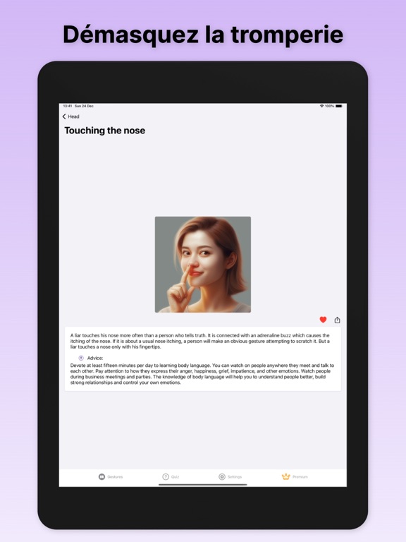 Screenshot #5 pour Langage corporel - Psychologie