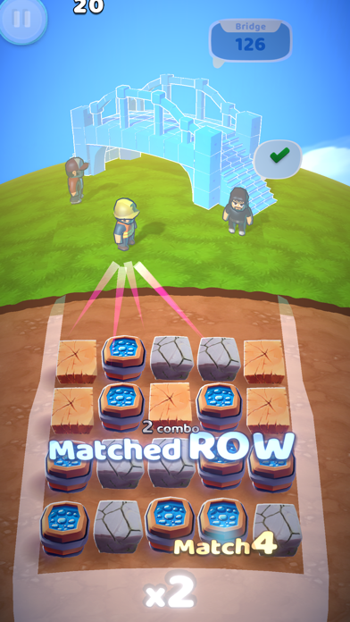 Kingdom Cubes - match3 Screenshot