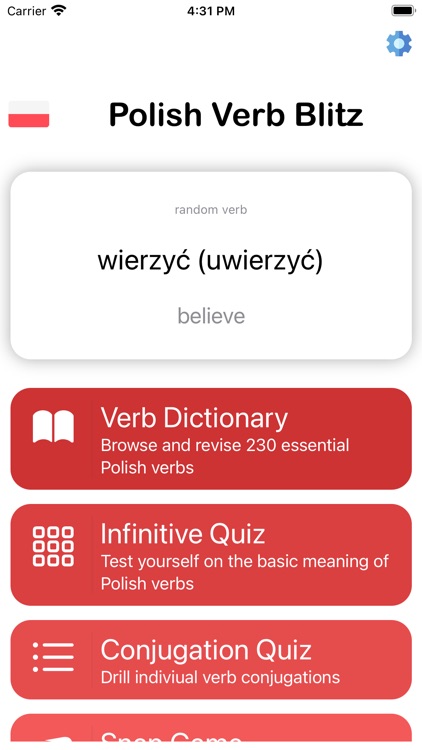 Polish Verb Blitz