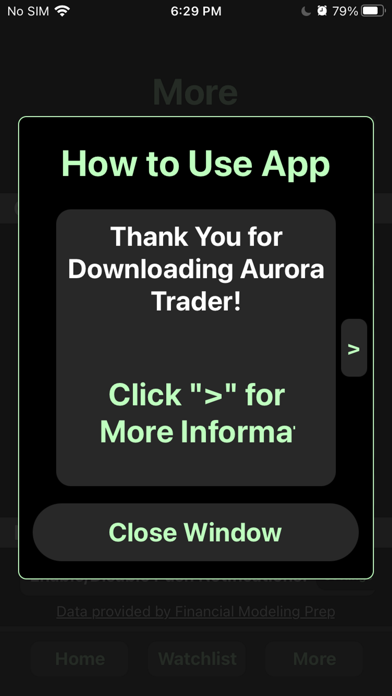 Aurora Trader Screenshot