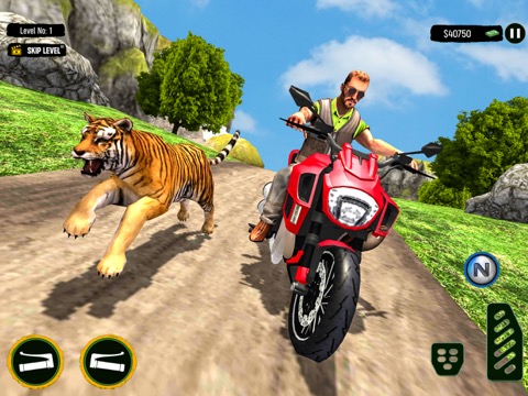 Stunt Bike Racing Animal Gamesのおすすめ画像1