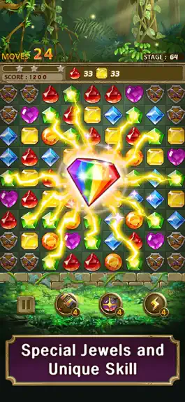 Game screenshot Jewels Jungle : Match 3 Puzzle mod apk