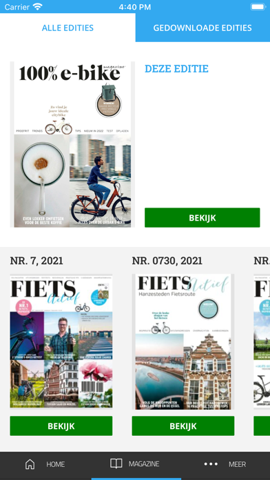 FietsActief Magazine Screenshot