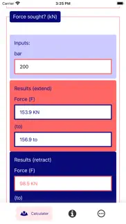 hydraulic calculator engineer iphone screenshot 2