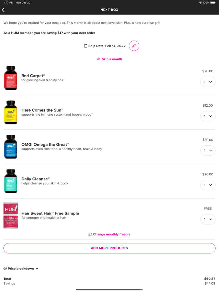 HUM Nutrition - Healthy Habits