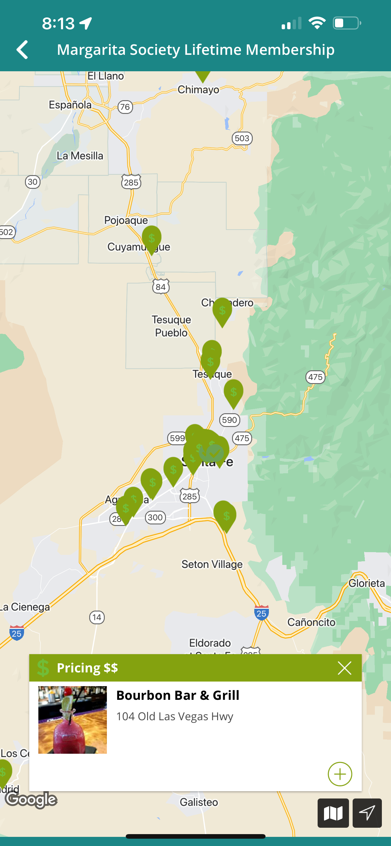 Santa Fe Margarita Trail