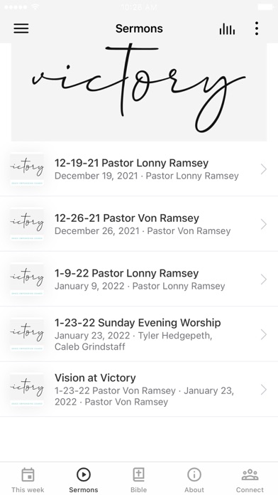 Victory Baptist Denver NC Screenshot