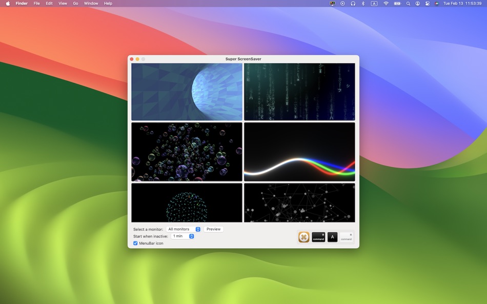 #4. SuperScreenSaver (macOS) 由: 栋梁 周