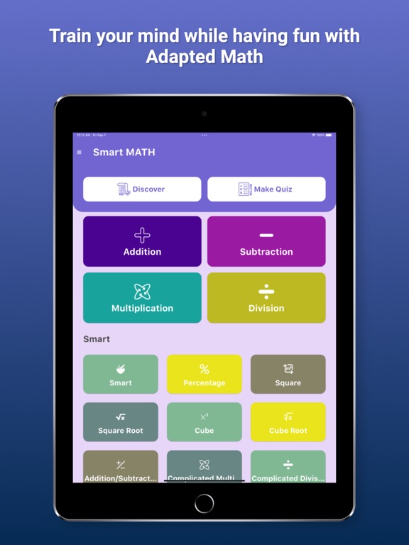 Screenshot #5 pour Adapted Math - Smart Mind Game
