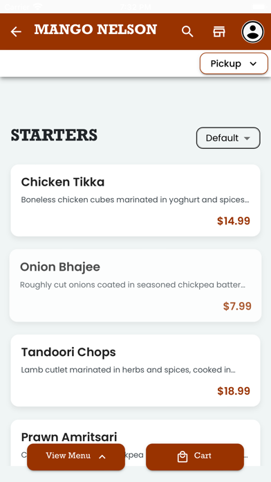 Mango Restaurant & Bar Screenshot