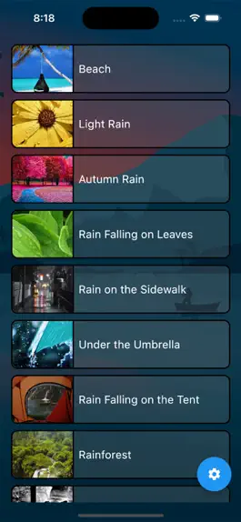 Game screenshot Ambiance: Rain & Nature Sounds mod apk