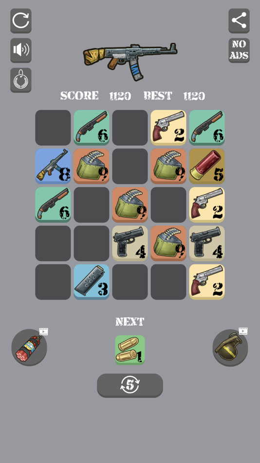 #4. Gun & Bullet Merge: Mr. Weapon (iOS) 由: Artem Lanin