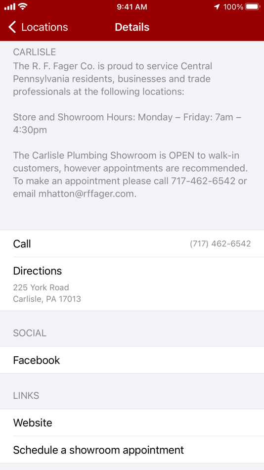 #3. R.F. Fager Company (iOS) Podle: R.F. Fager Company, Inc.