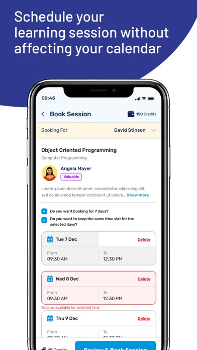 Tutorline Application Screenshot