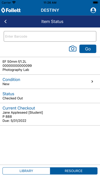 Destiny Back Office Screenshot
