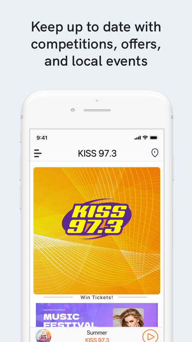 KISS 97.3 Screenshot