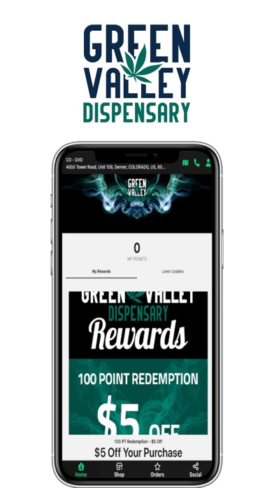 Green Valley Dispensary Screenshot