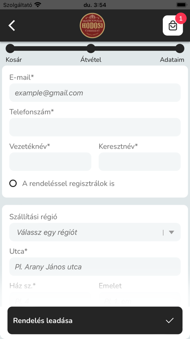 Hodosi Pizzéria Screenshot