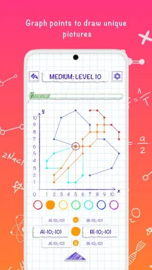 Cartesian graph coordinates screenshot 4