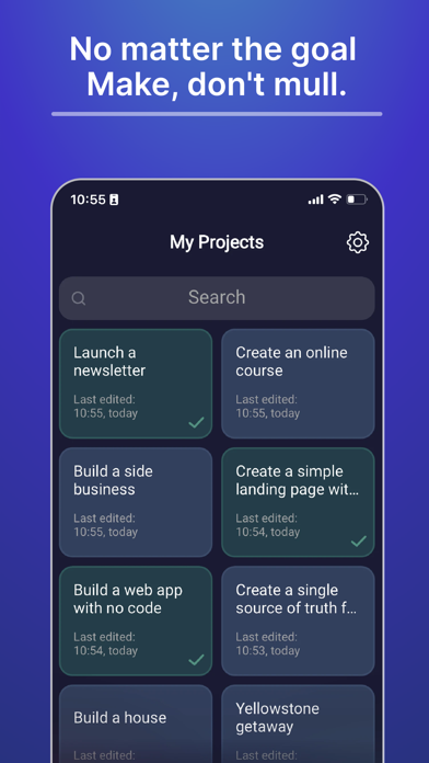 Brick: planning for makers Screenshot