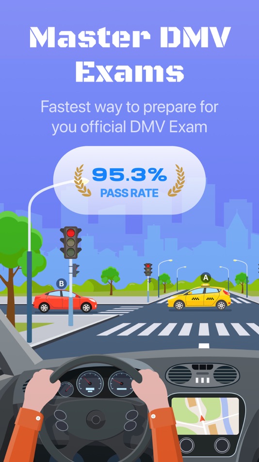 #1. DMV Permit Test 2025 Cdl Study (iOS) De: Gowalk Inc.
