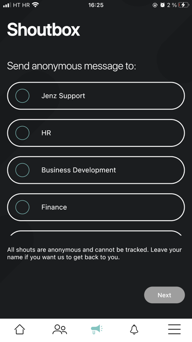 Jenz App Screenshot