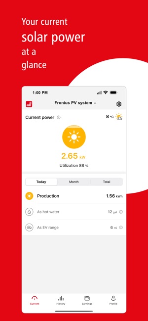 Fronius store solar web