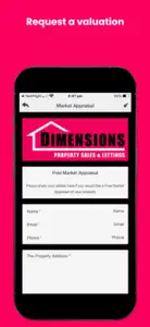 Dimensions Property Services screenshot #5 for iPhone