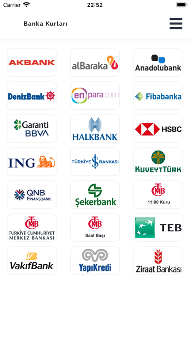 Banka Döviz Kurları Screenshot