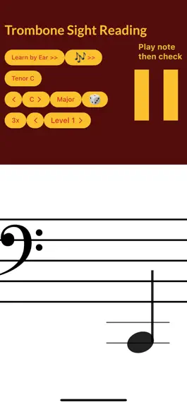 Game screenshot Trombone Sight Reading mod apk