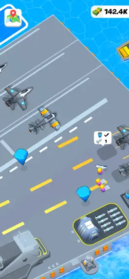 Game screenshot Idle Aircraft Carrier apk