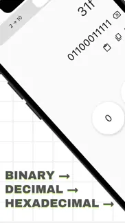 binary calculator & converter iphone screenshot 1