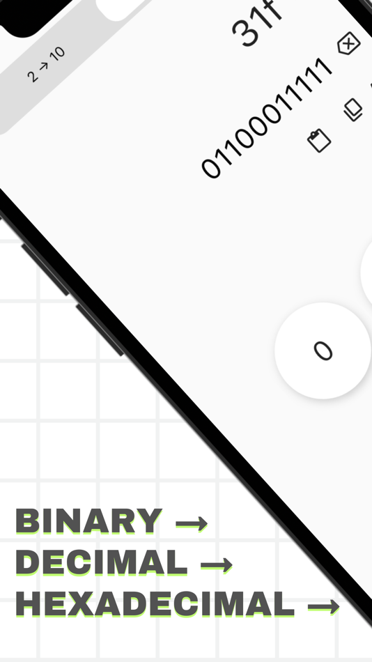 #1. Binary Calculator & Converter (iOS) Podle: Minerva株式会社
