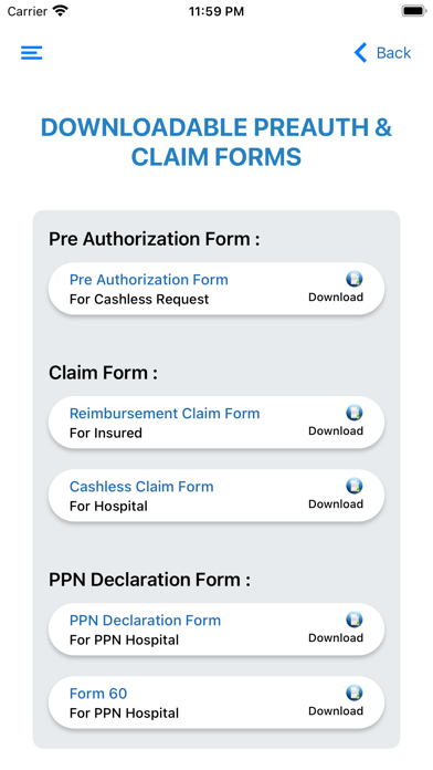 Heritage Health Insurance Screenshot