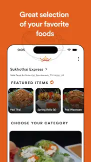 sukhothai thai restaurant iphone screenshot 2