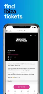 Tickets Ibiza screenshot #2 for iPhone