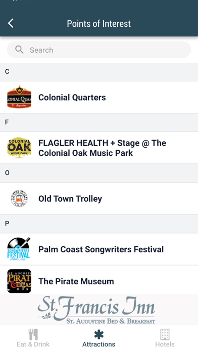 St Augustine Songwriters Fest Screenshot