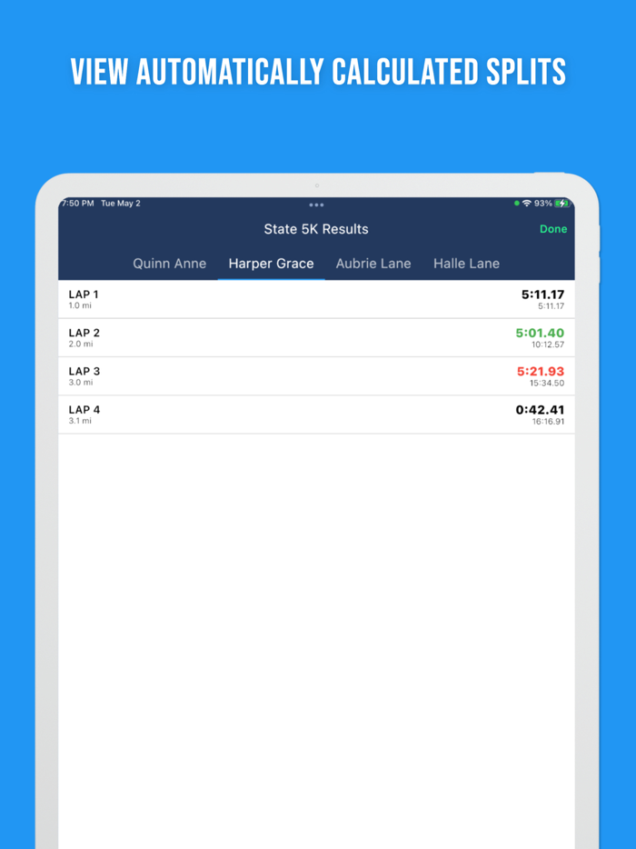 Split Tracker - Timing System