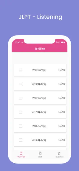 Game screenshot JLPT Listening N1 mod apk