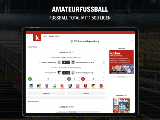 Screenshot #6 pour kicker Fußball News