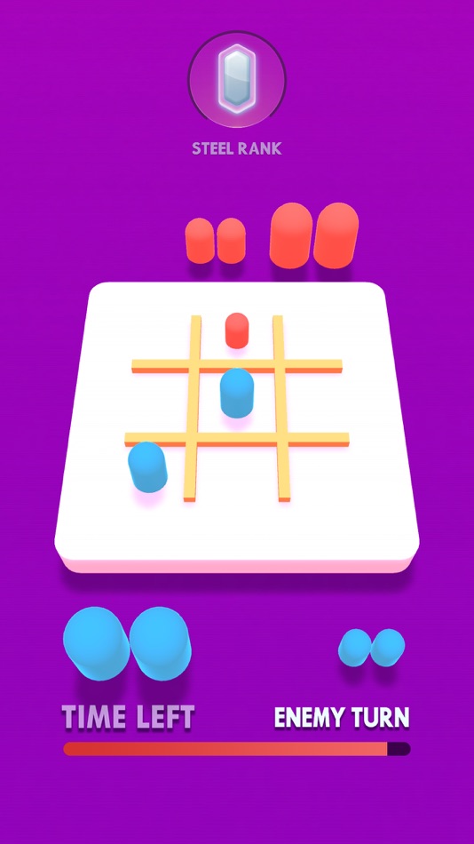 #4. Tic-Tac-Toe 3D! (iOS) 由: Dzianis Ziarnou