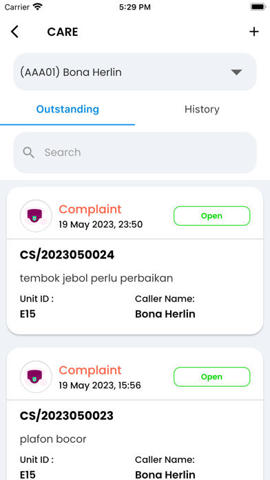 BimaSakti Tenant Screenshot