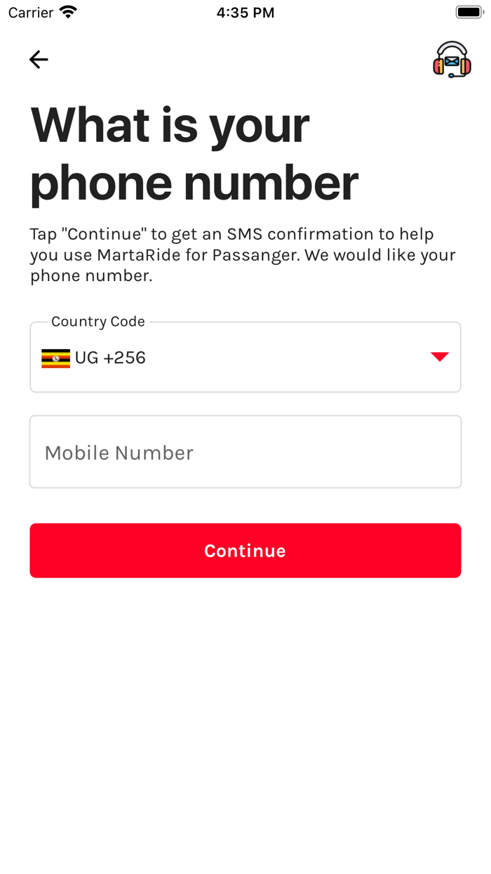 MartaRide for Passanger App