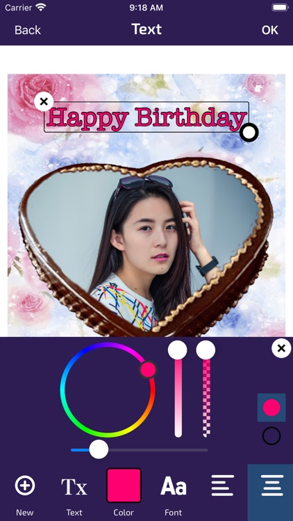 Birthday Photo Frames - Editor screenshot-7