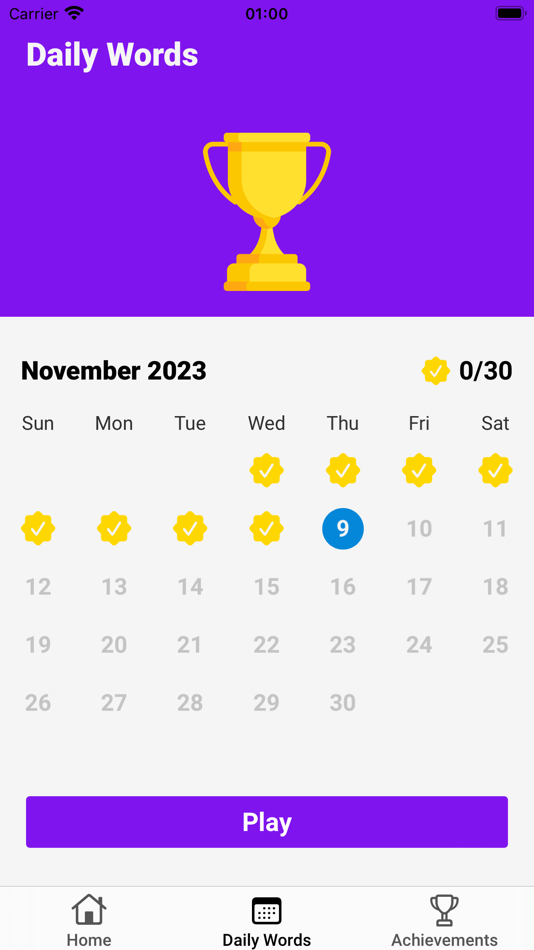 #5. WordPath - A New Word Game (iOS) Podle: Mind The App A.S.