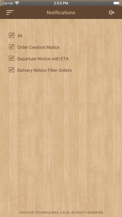 DIXIEPLY Order Track Screenshot