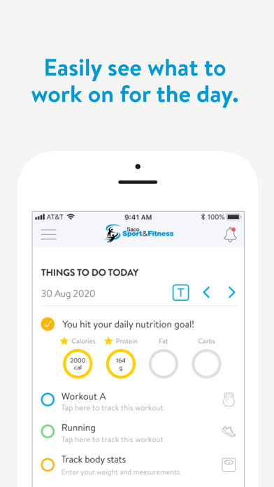 Saco Fitness Training Screenshot